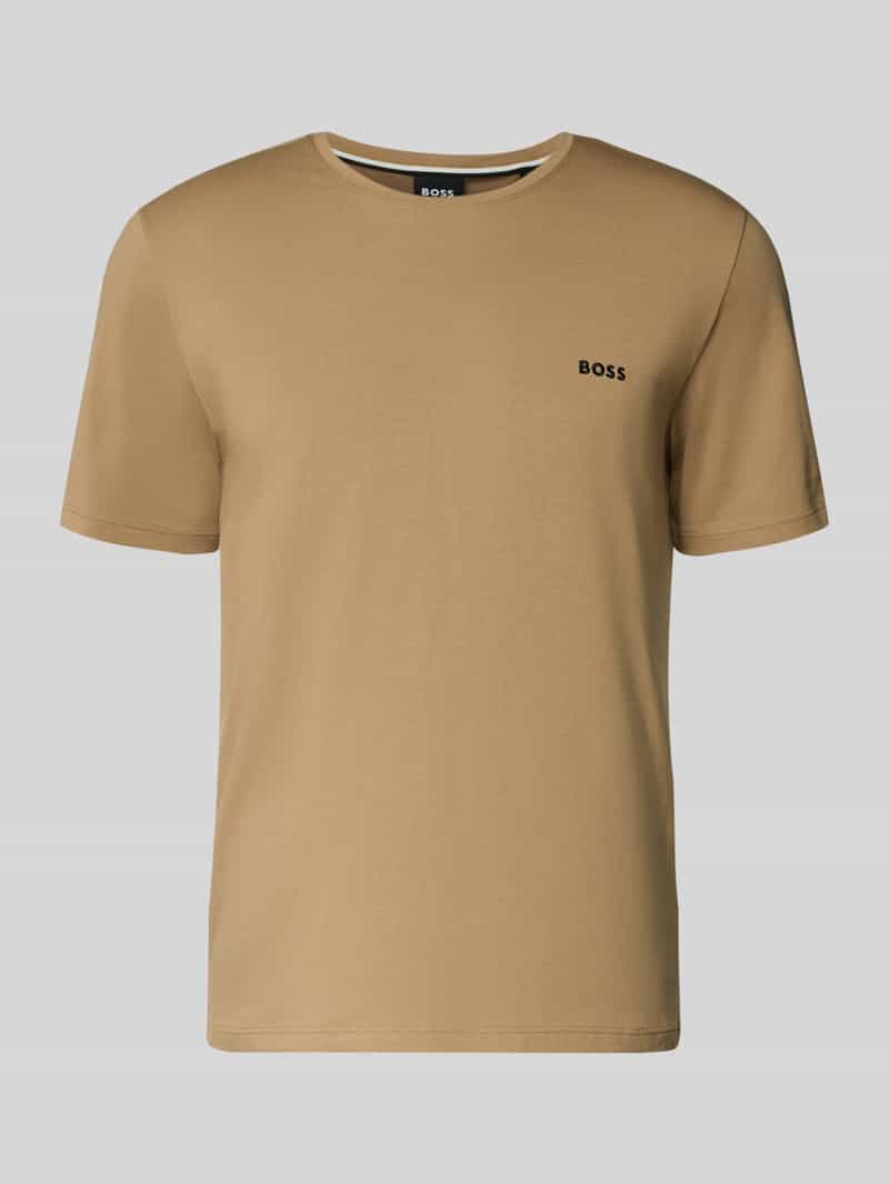 Regular fit T-shirt van katoenmix model 'MIX & MATCH T-SHIRT R'