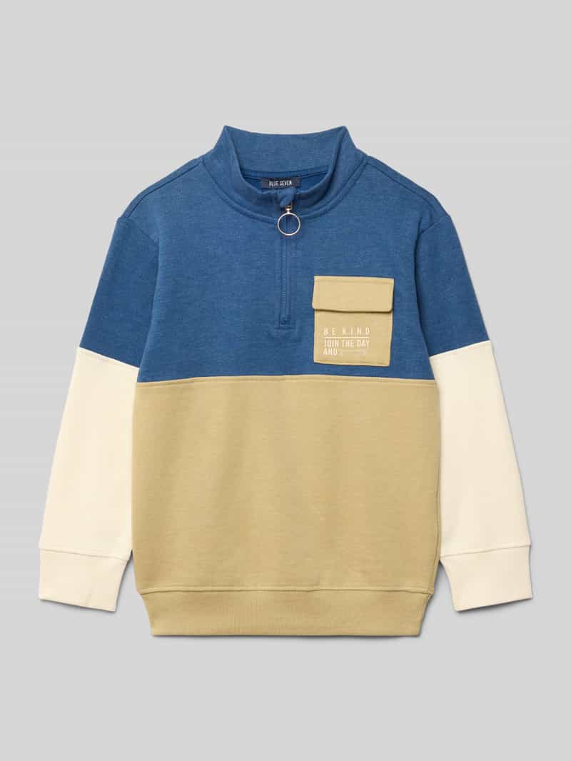BLUE SEVEN Sweatshirt met opstaande kraag