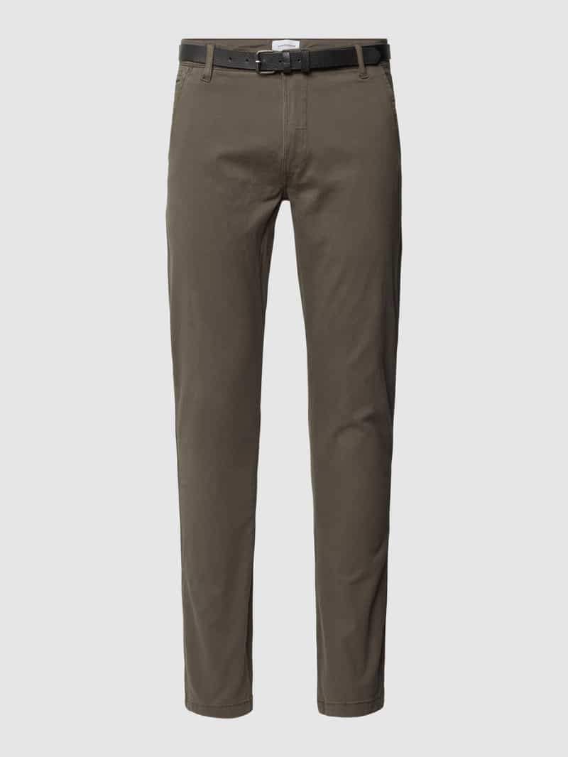 Lindbergh Classic fit chino met achterzakken