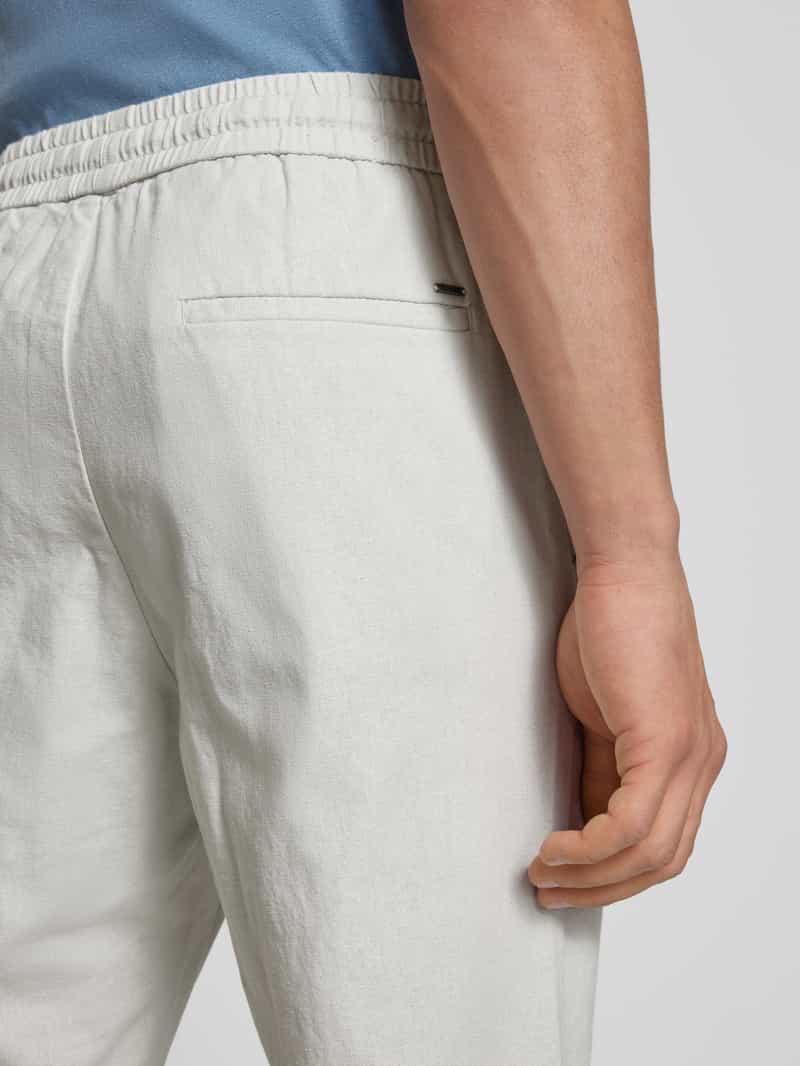 Only & Sons Korte stoffen broek van linnenmix model 'LINUS'