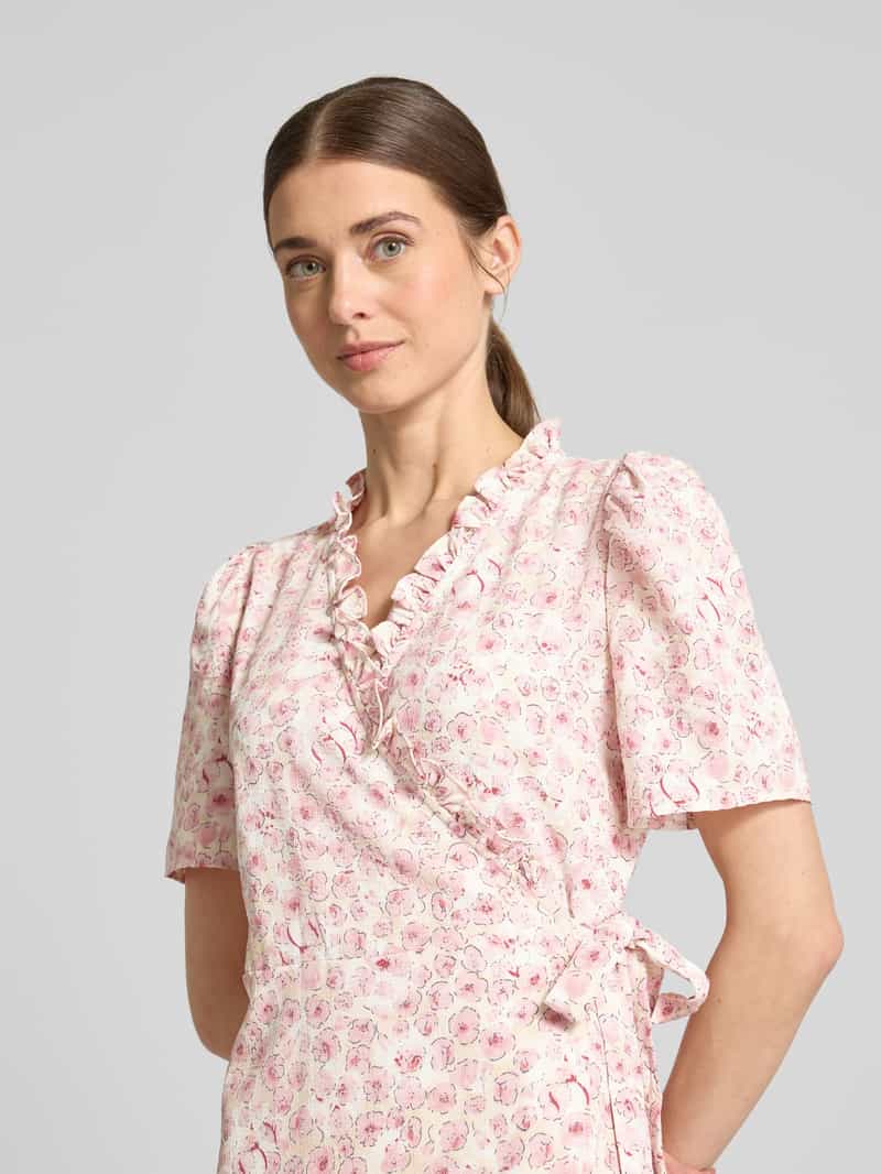 A-view Midi-wikkeljurk model 'Peony'