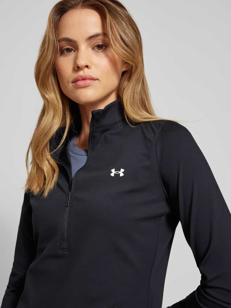 Under Armour Slim fit shirt met lange mouwen en schipperskraag model 'EMEA'