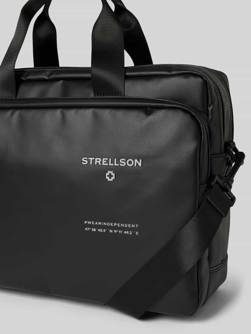 Strellson Handtas met labelopschrift model 'charles'