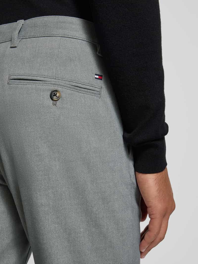 Tommy Hilfiger Slim fit stoffen broek van katoenmix model 'BLEECKER'