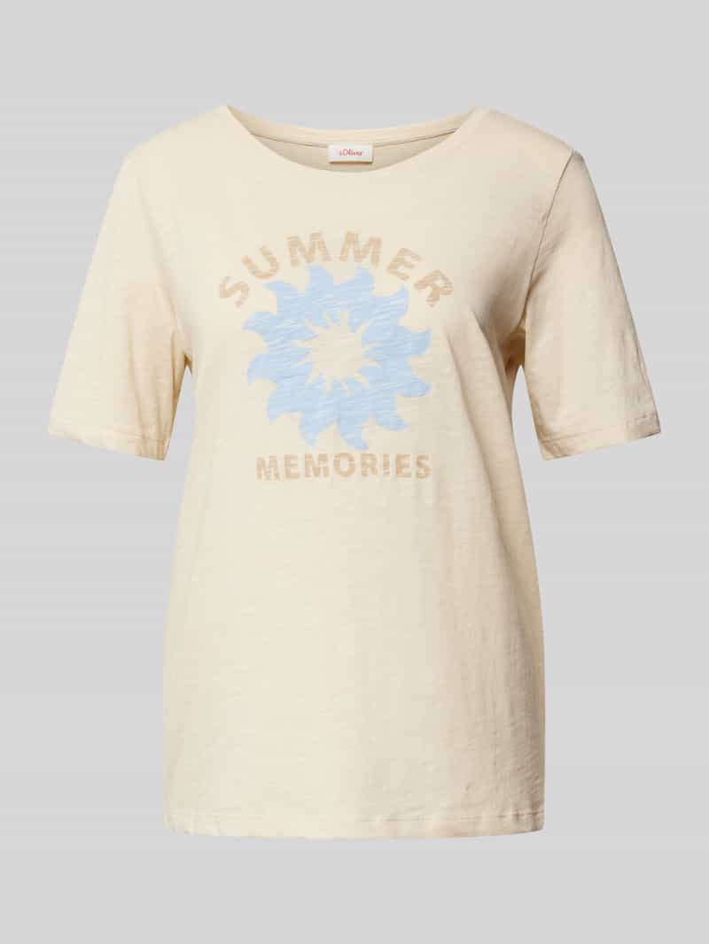 s.Oliver RED LABEL T-shirt met statementprint