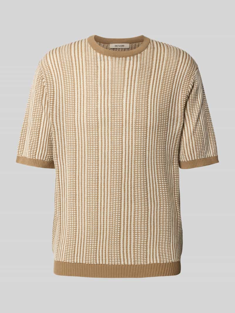 Only & Sons Regular fit T-shirt van puur katoen