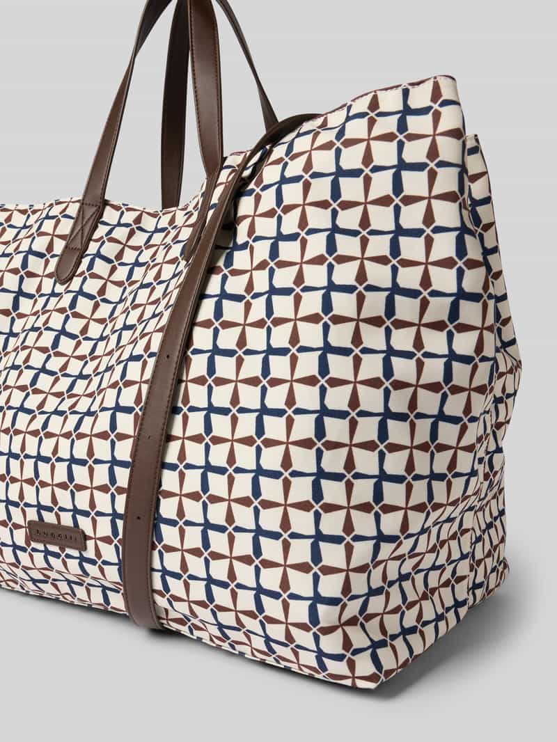 Bugatti Shopper met labelpatch model 'Finn'