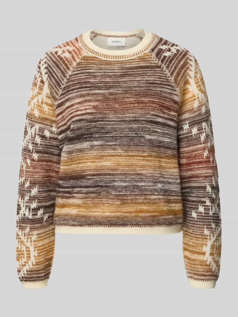 Bash Gebreide pullover met ribboorden