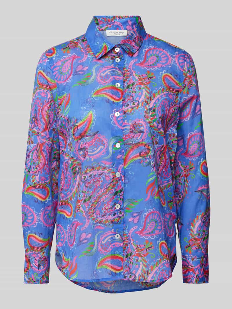 Christian Berg Woman Blouse met paisleymotief