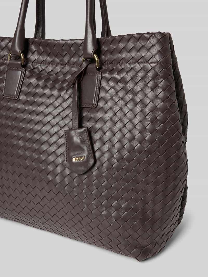 abro Shopper met logo-applicatie model 'Rooftop'