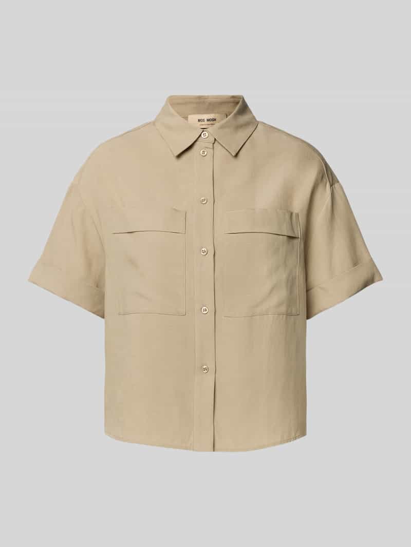 MOS MOSH Regular fit blouse met 1 2-mouwen model 'Havannah Alexis'