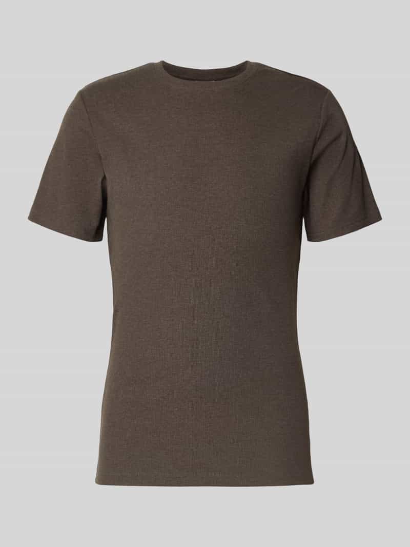 Only & Sons Regular fit T-shirt van katoenmix model 'TANNER'
