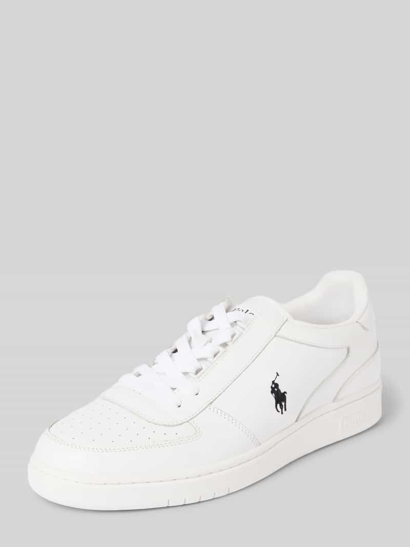 Polo Ralph Lauren Leren sneakers met labelstitching