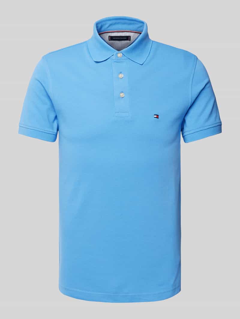 Tommy Hilfiger Slim fit poloshirt met logostitching model '1985'