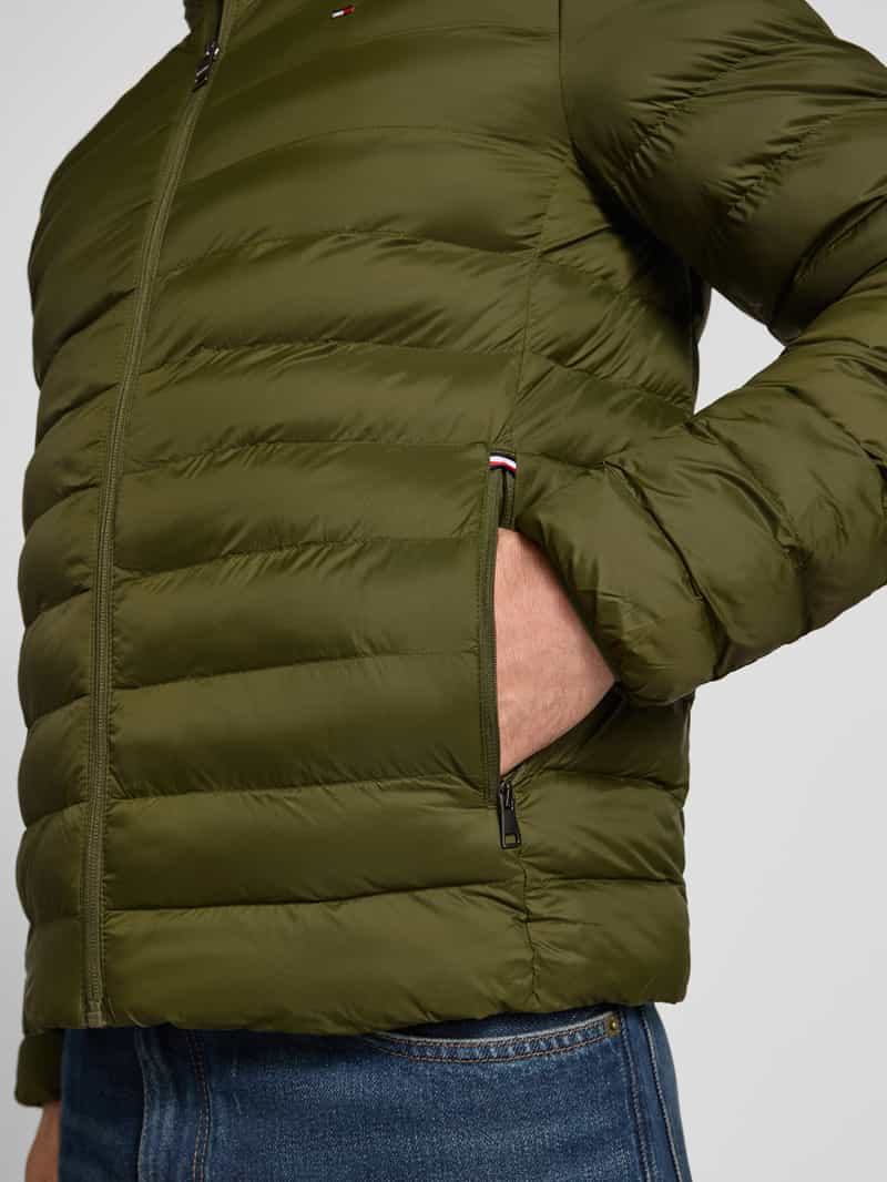 Tommy Hilfiger Regular fit gewatteerd jack met opstaande kraag
