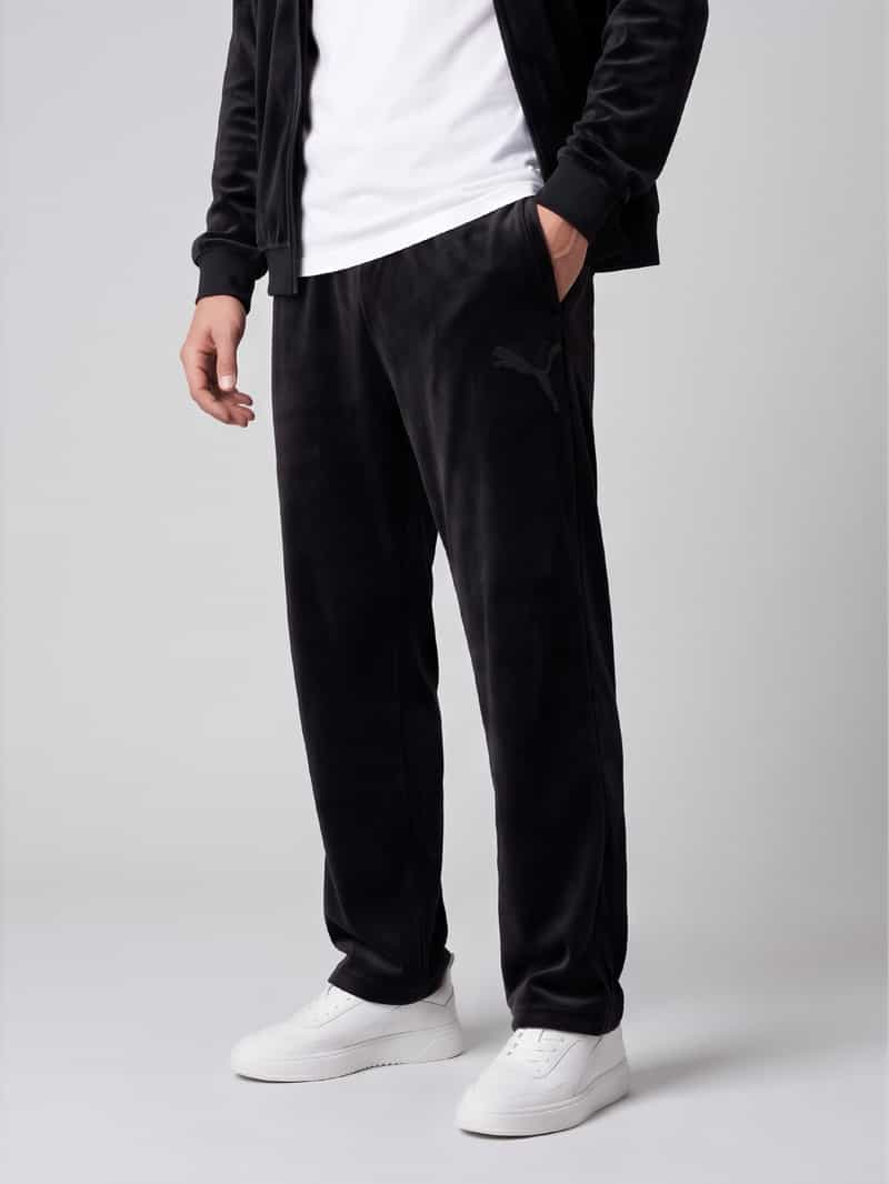 PUMA Performance relaxed fit sweatbroek met logodetail