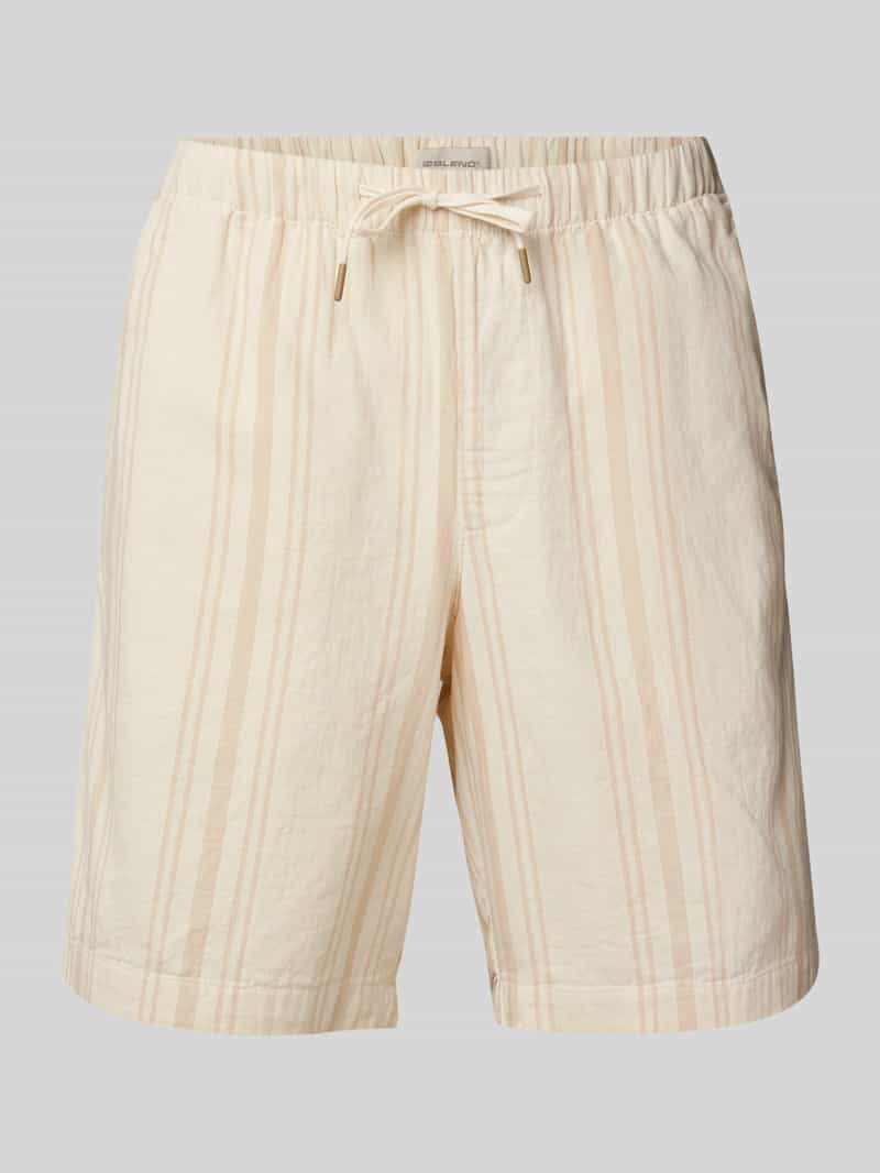 Blend Korte regular fit broek met tunnelkoord model 'MILES'