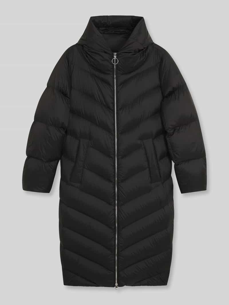 HUGO Lange jas met capuchon model 'D-MANTEL'