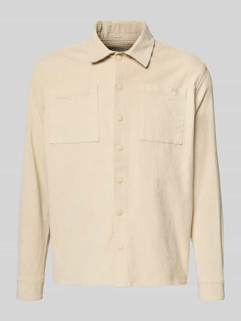 Blend Regular fit overhemdjack van corduroy model 'FABER'
