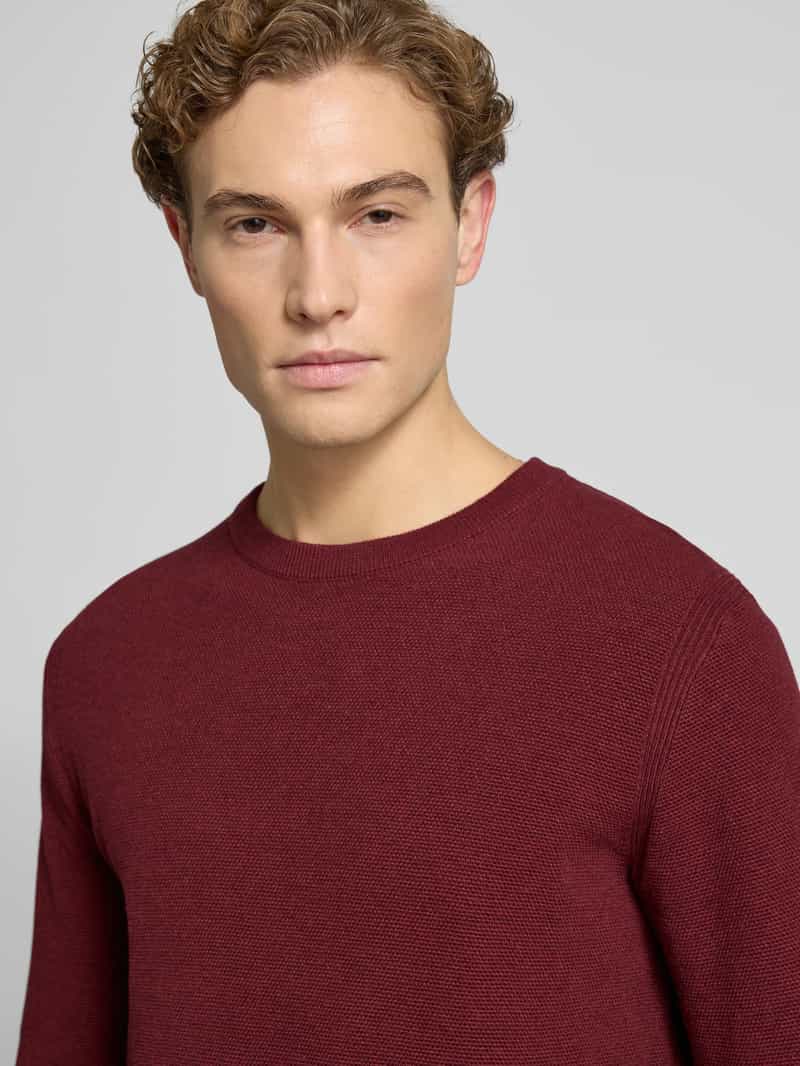 Tom Tailor Regular fit gebreide pullover van puur katoen