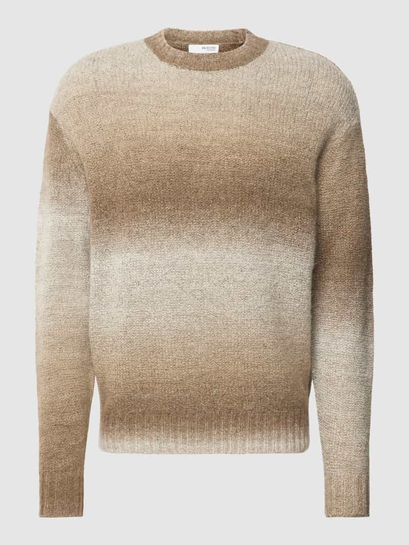 Selected Homme Gebreide pullover met kleurverloop model 'GAARD'