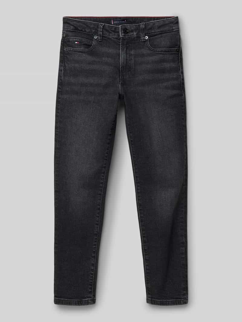 Tommy Hilfiger Teens Straight fit jeans van katoenmix