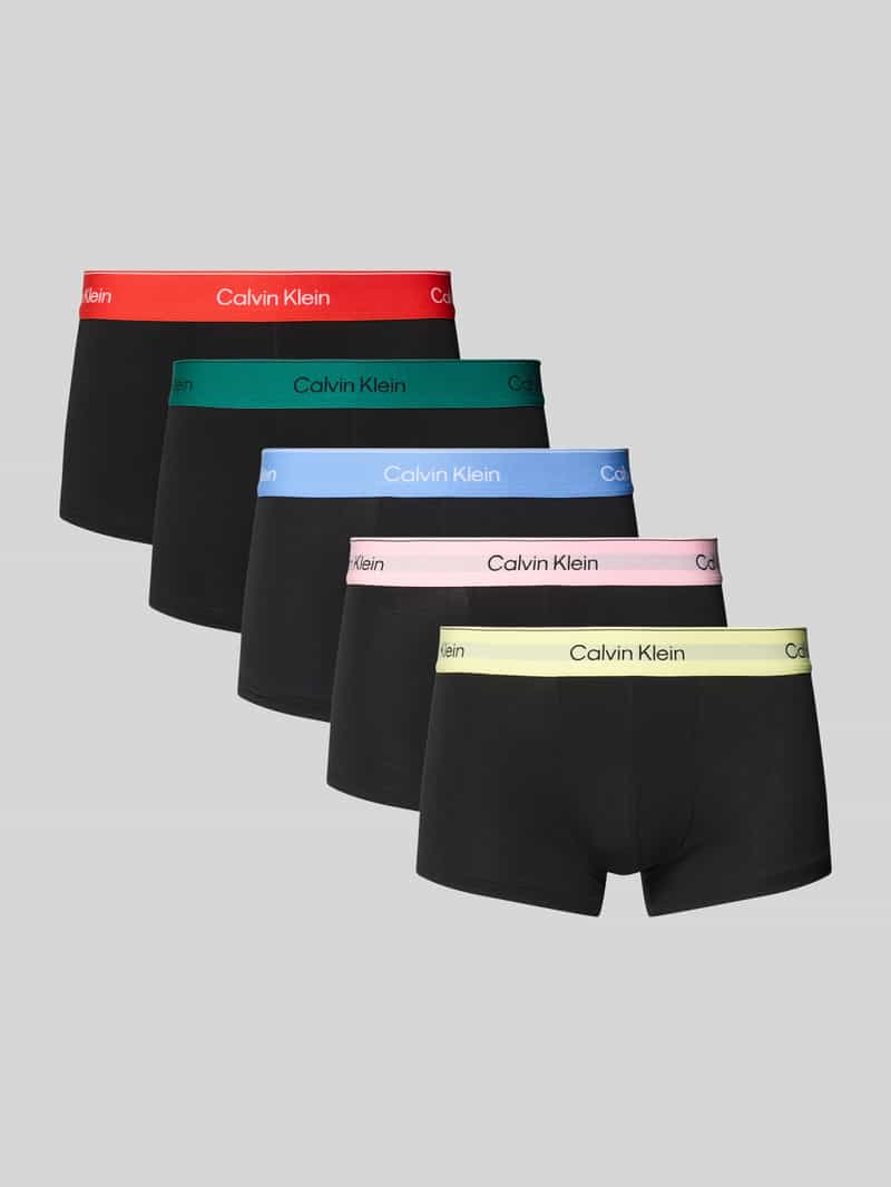 Calvin Klein Underwear Boxershort met elastische band met logo in een set van 5 stuks