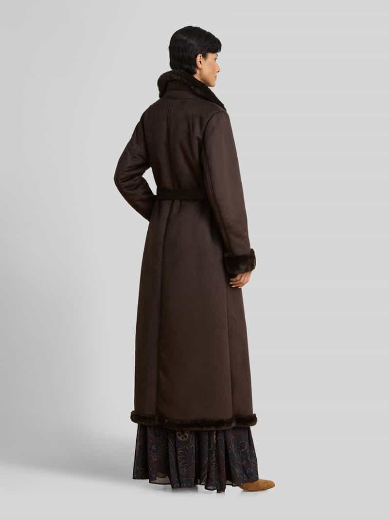 Lauren Ralph Lauren Lange jas met imitatiebont