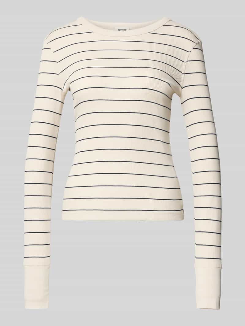 drykorn Shirt met lange mouwen en ronde hals model 'NURIT'