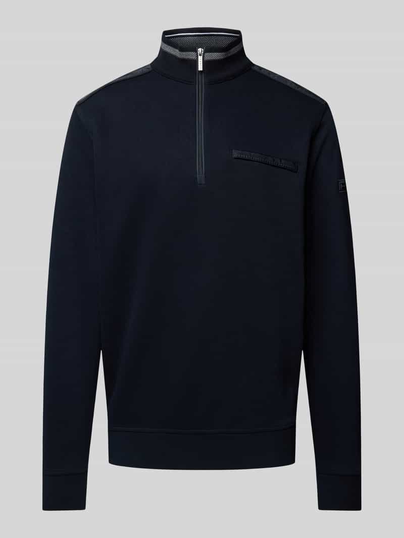 Bugatti Sweatshirt met labeldetail