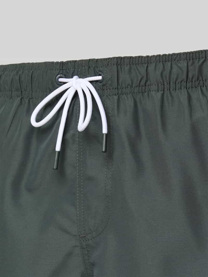 Shiwi Regular fit zwembroek met labelpatch model 'Mike'