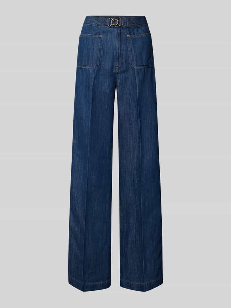 Polo Ralph Lauren Wide leg jeans met opgestikte zakken model 'LEATON'