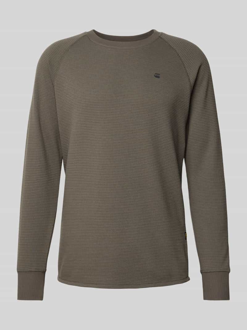 G-Star Raw Regular fit shirt met lange mouwen in gebreide look model 'Jirgi'