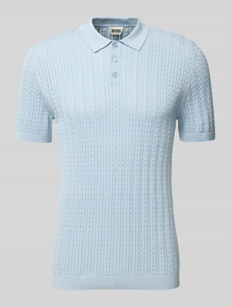 drykorn Slim fit poloshirt met knoopsluiting model 'TRITON'