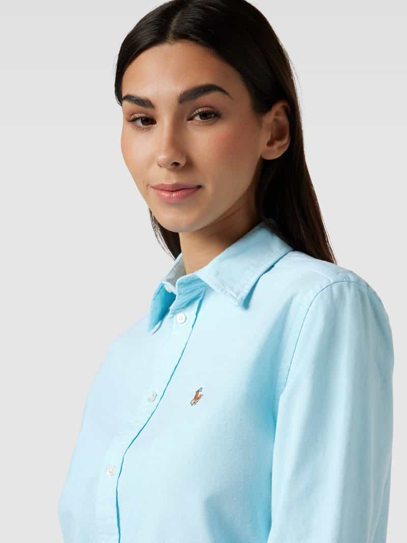 Polo Ralph Lauren Relaxed fit overhemdblouse met labelstitching