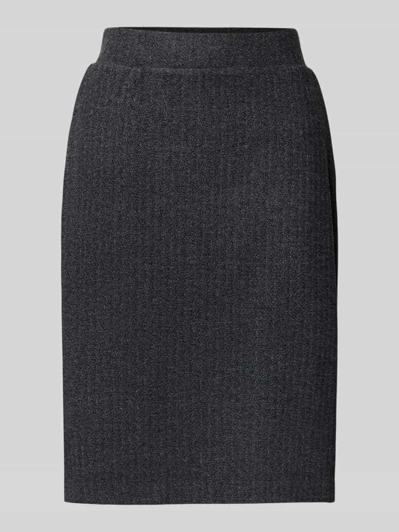 Soyaconcept Knielange rok met steekzakken model 'VINJA'