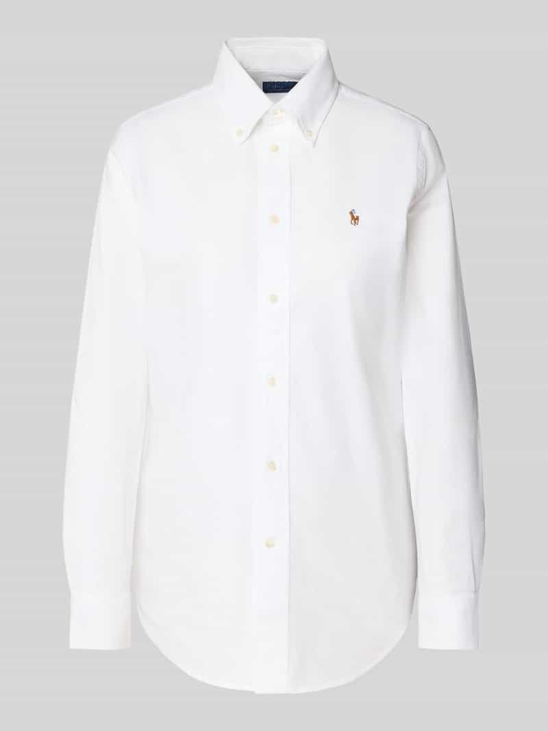 Polo Ralph Lauren Regular fit overhemdblouse met logostitching