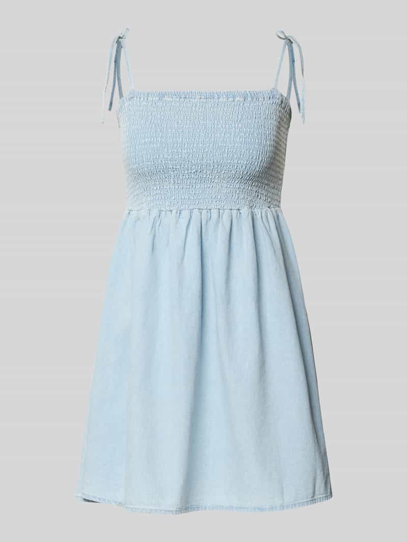 mini-jurk met smokdetails model 'OREGON'