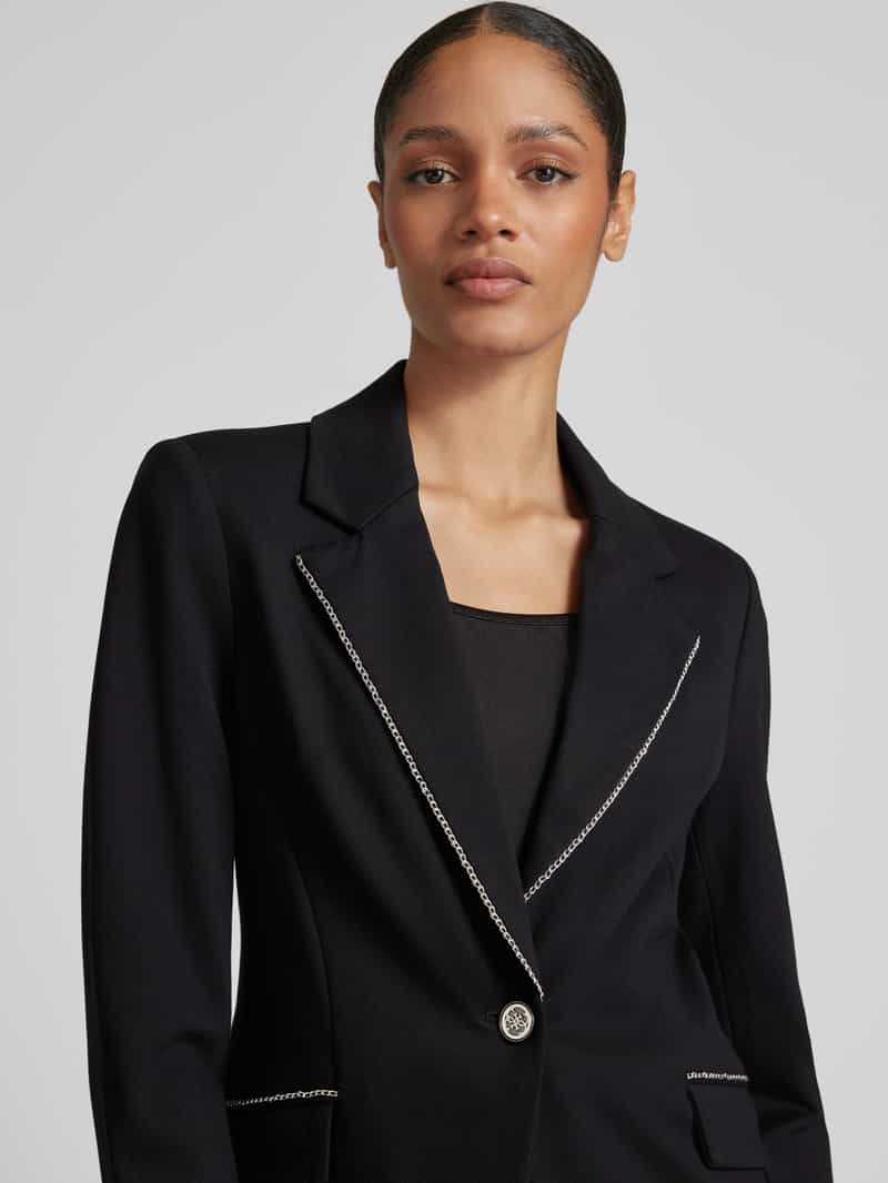 Guess Blazer van viscosemix met klepzakken model 'NEW LENA'
