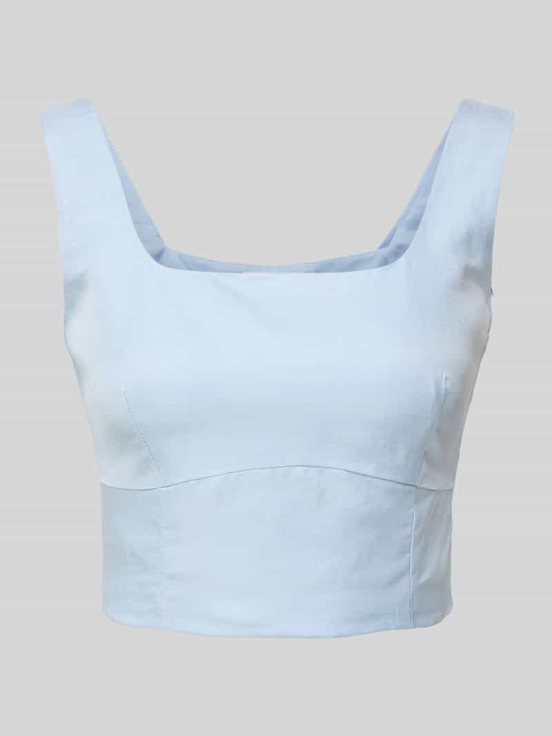 LeGer by Lena Gercke Slim fit blousetop met vierkante hals model 'Majella'