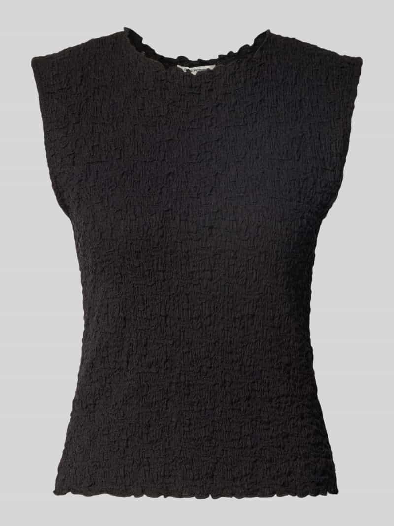 Tom Tailor Denim Slim fit top van katoenmix