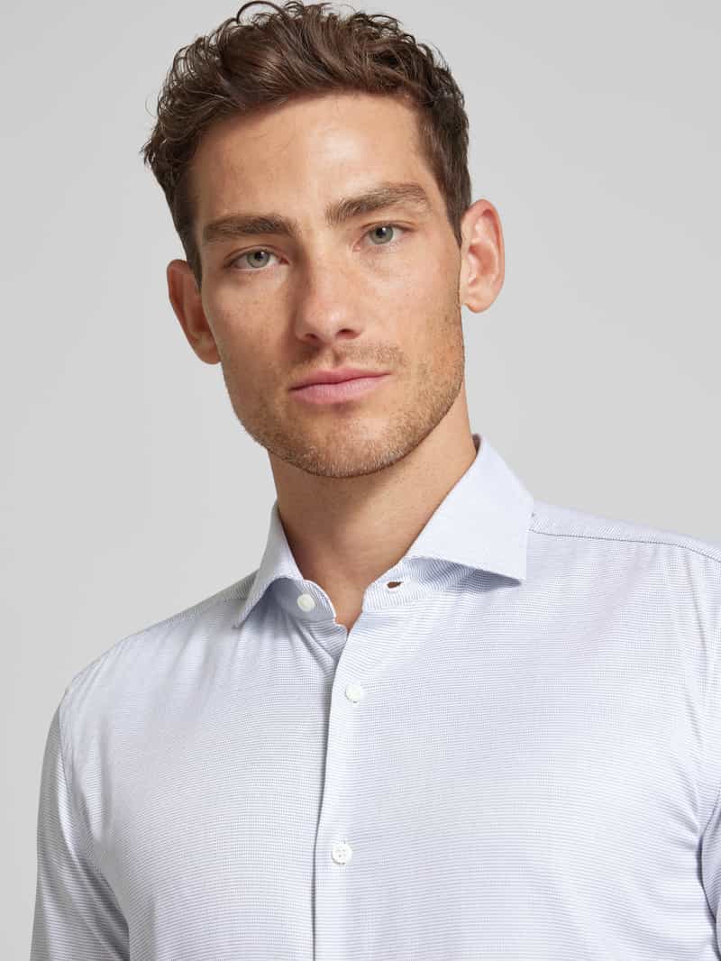Boss Slim fit zakelijk overhemd met haaikraag