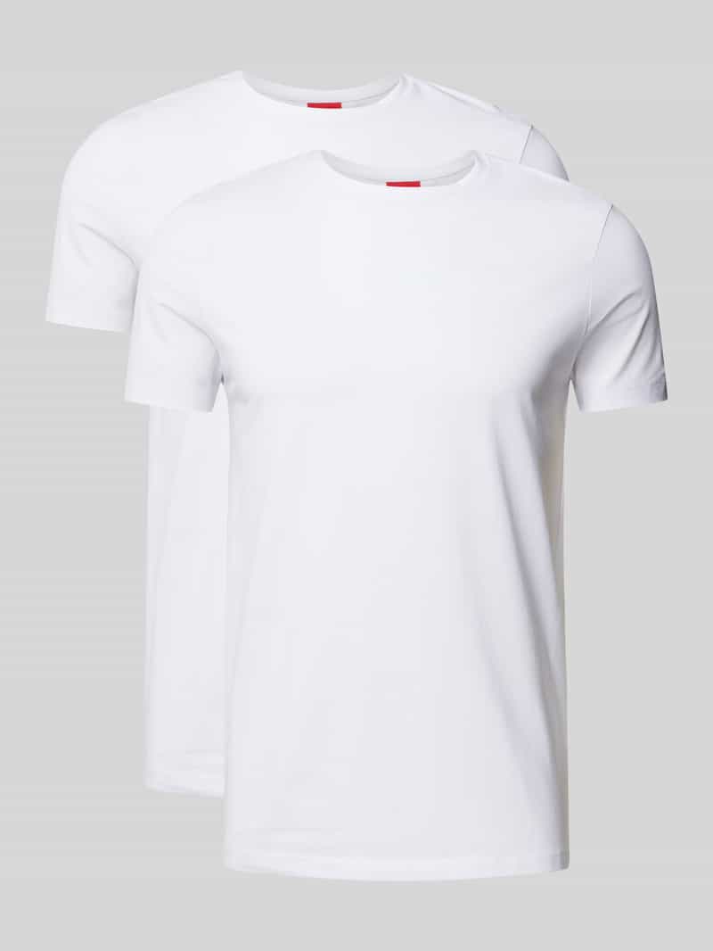 HUGO T-shirt in effen design