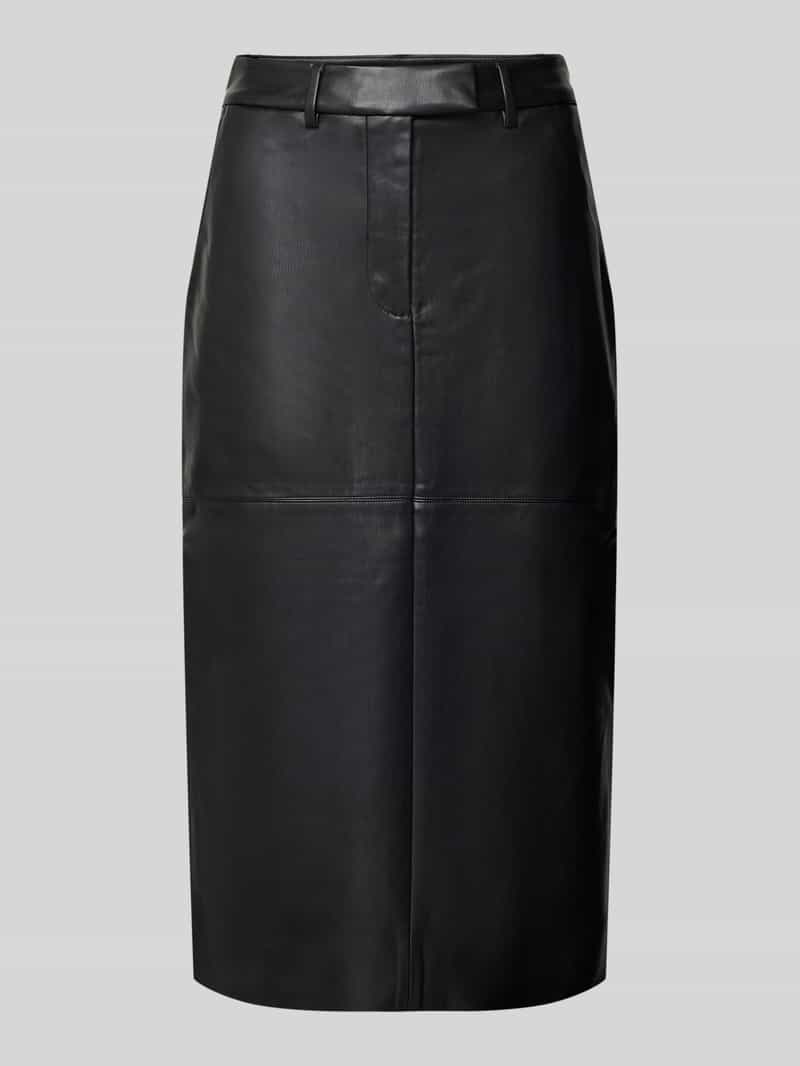 Calvin Klein Womenswear Midirok in leerlook