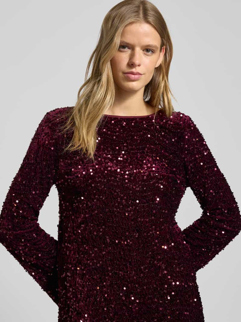 Only Nauwsluitende cocktailjurk met pailletten model 'ANIKA'