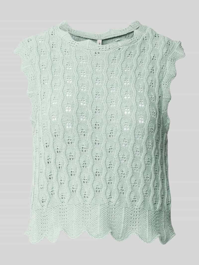 Only Regular fit tricottop van katoenmix model 'LUNA LIFE'