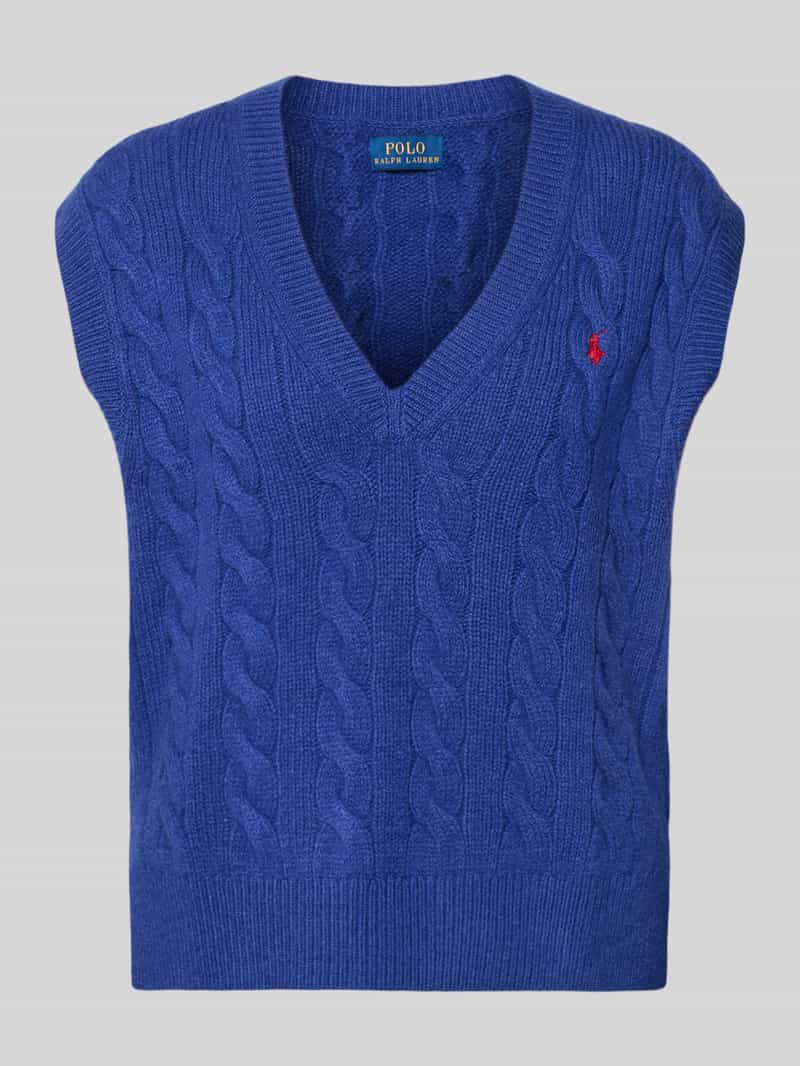 Polo Ralph Lauren Gebreide spencer met kabelpatroon