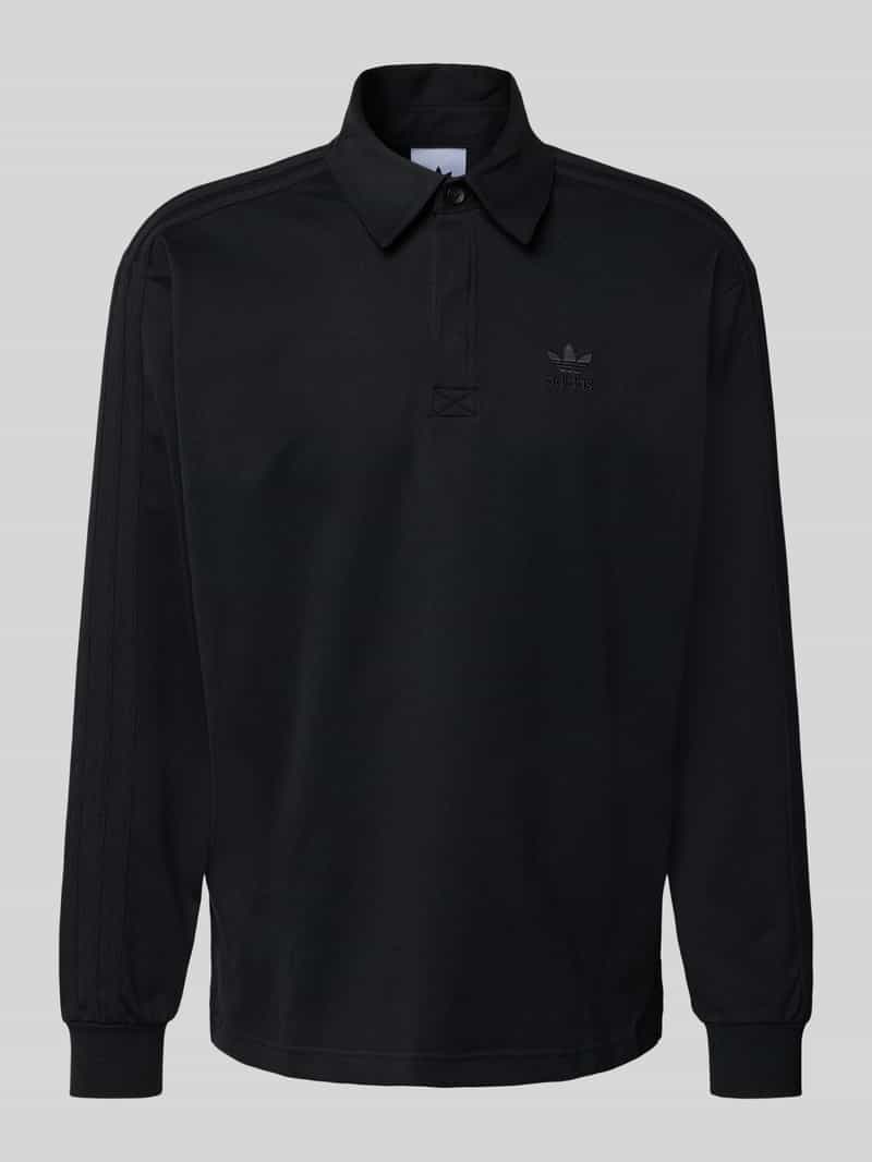 adidas Originals Regular fit poloshirt met labelstitching
