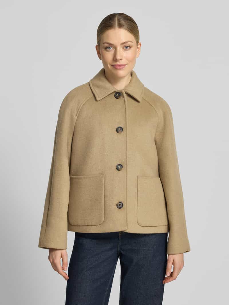 Christian Berg Woman Selection relaxed fit jack met wol