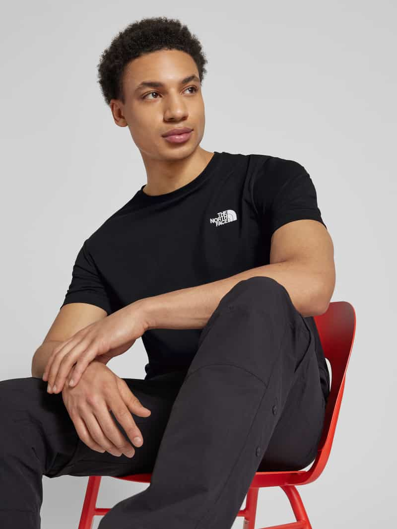 The North Face T-shirt met labelprint model 'REDBOX'